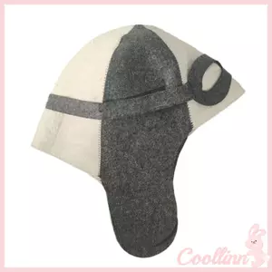 Pilots Sauna Hat Felt Cap Men Headwear Breathable Bath House Hat Easy to Use
