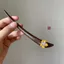 WHX-Hairpin {Fengqing Roll} Kẹp tóc gỗ đàn hương lá phong Kẹp tóc ngắn Trung Quốc mới Kẹp tóc ngắn cao cấp Hanfu Mũ đội đầu đi lại hàng ngày Kẹp tóc