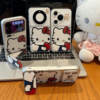 Dành Cho IPhone 17 16 15 14 Plus 13 12 11ProMax X XR XS Phim hoạt hình KT gương đứng trường hợp điện thoại