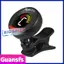 Guansfs Rowin LT-21 Mini Clip Bộ Chỉnh Kỹ Thuật Số Màu Sắc Kép Đèn Nền LCD Trên Cho Đàn Guitar Bass Violin Ukulele Màu Ngẫu Nhiên