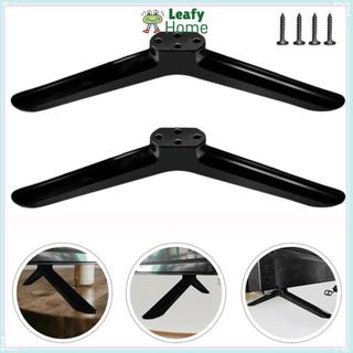 [Giao hàng từ Việt Nam] Giá đỡ TV LEAFYHOME, màu đen có miếng đệm chống trượt Chân đế TV, có vít Giá đỡ chân đế TV đa năng Phòng khách