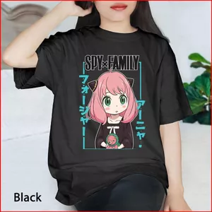YB1 SPY FAMILY 3 tee Anya Forge Hoạt Hình Gia Đình Áo Thun Dễ Thương anime Tay Ngắn Áo BY1