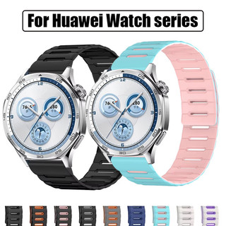 Dây đeo silicon từ tính 20mm 22mm cho Huawei Watch GT 6 Pro GT6 GT5 GT4 GT3 GT2 42mm 46mm cho vòng đeo tay cho Huawei Watch 5 / 4 / 3Pro