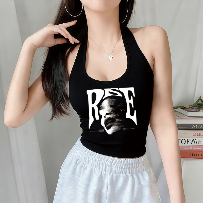 Áo Yếm Croptop Choàng Cổ Hở Lưng Ôm Body Nữ | Áo Thun | Cotton Thun Mềm Co Giãn | Tôn Dáng Gợi Cảm Sexy Siêu Hot Mới#025