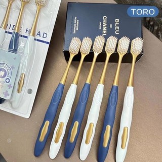 (Combo 2) Vỉ 6 bàn chải đánh răng hàng Trung lông mềm, chải siêu êm