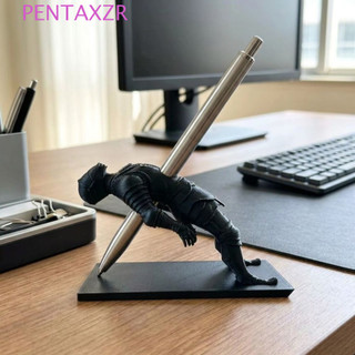 PENTAXZR Giá đỡ bút sáng tạo, Hộp đựng bút hiệp sĩ in 3D bằng nhựa, Hộp đựng đồ trang trí độc đáo Hộp đựng bút chì mát mẻ