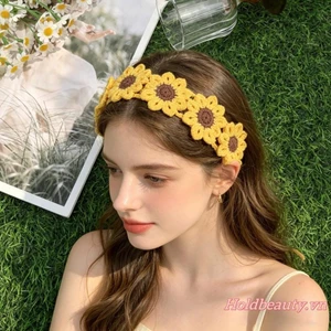 Băng đô crocheted đẹp mắt, phụ kiện tóc đáng yêu và đạo cụ hoàn hảo cho session chụp hình