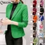 Nữ Blazer Tay Dài Nút Trước - 13 Màu, Phù Hợp Mặc Văn Phòng