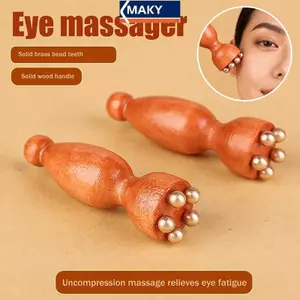 MAKY 1 Chiếc Dụng Cụ Mát Xa Mặt Gỗ Đàn Hương, Gua Sha, Massage Mắt, Chăm Sóc Da Mặt VN