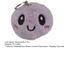< Pluscloth > Móc khóa đồ chơi sang trọng hấp hoạt hình dễ thương Túi bánh bao cười quyến rũ Mặt dây chuyền búp bê nhồi bông mềm mại để trang trí ví ba lô Món quà hoàn hảo cho trẻ em và thanh thiếu niên Bun sang trọng