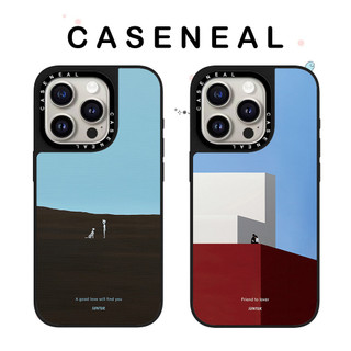 Ốp điện thoại gương chất lượng cao phong cảnh núi CASENEAL Thích hợp cho iPhone 17ProMax 17pro 17 air 16promax 16 15promax 15 14promax 13 13promax Ốp cứng chống rơi thời trang