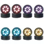 4 63 * 27mm Cho MJX Hyper Go 14302 14301 03 WLtoys A949 A959 A969 A979 K929 144010 144001 02 124016 17 18 19 Bánh xe kim loại Bánh xe biểu tình