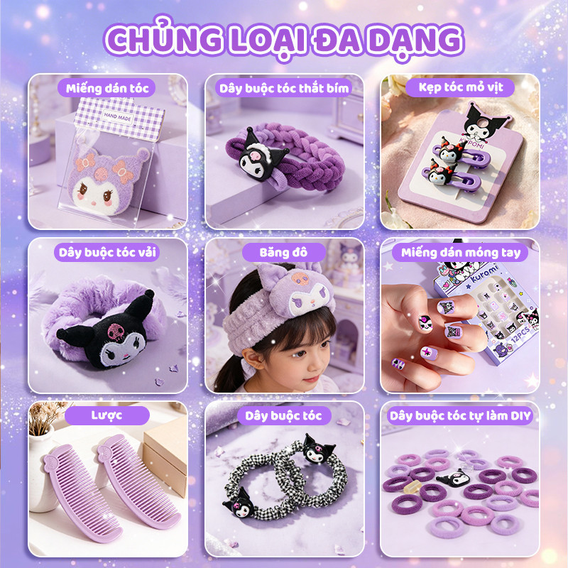 Set Quà Tặng Phụ Kiện Tóc Quà Sinh Nhật Dễ Thương Quốc Tế Thiếu Nhi 1/6 Cho Bé Gái Hộp Quà Kẹp Tóc Đầy Đủ​