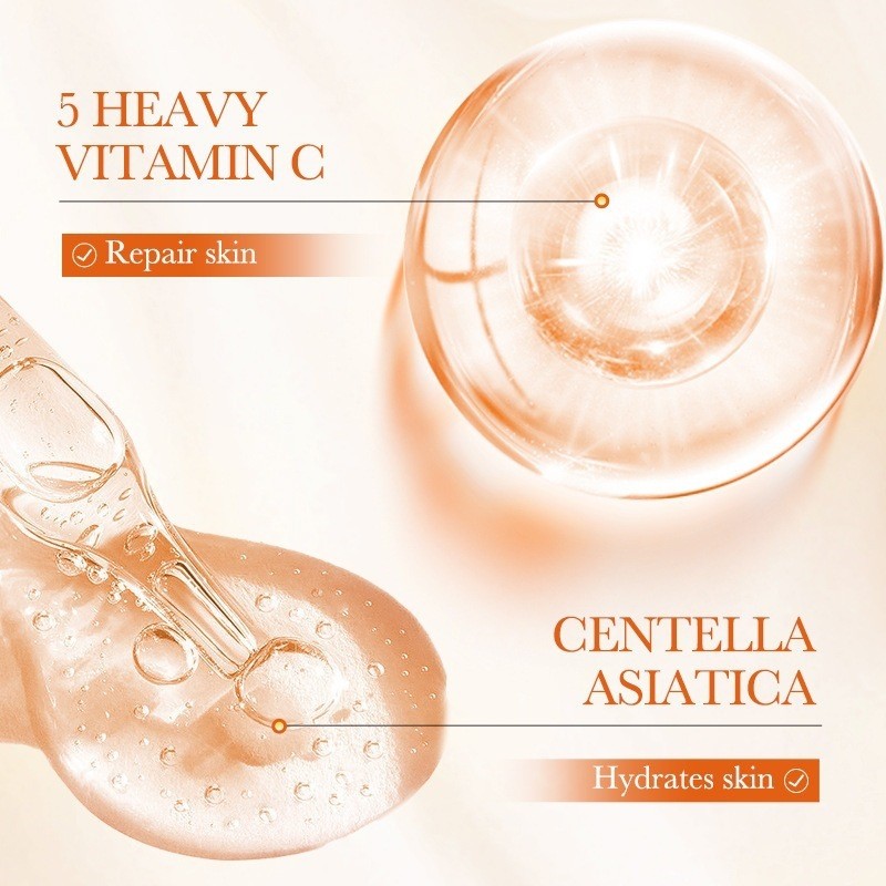 Serum Vitamin C 5X Cao Cấp SADOER - Mờ Thâm Nám, Dưỡng Trắng & Phục Hồi Da, Chống Lão Hóa, 30ml Chính Hãng