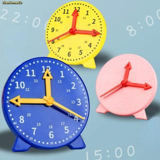 [Vận chuyển nhanh] Đồng hồ THEHOMECO Đồ chơi giáo dục, 10cm Giờ trẻ em Nhận thức thứ hai, Đồng hồ học tập thời gian giáo dục sớm thực tế Máy trợ giảng mầm non