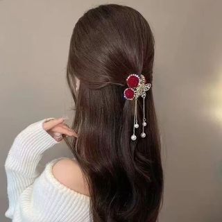 Kẹp Tóc Hoa Hồng Đỏ Cao Cấp - Tinh Tế và Hợp Thời
