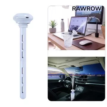 Máy khuếch tán tinh dầu RAWROW, Máy tạo độ ẩm không khí USB siêu âm ánh sáng lãng mạn, Máy lọc ô tô bằng hương thơm ABS di động Anion