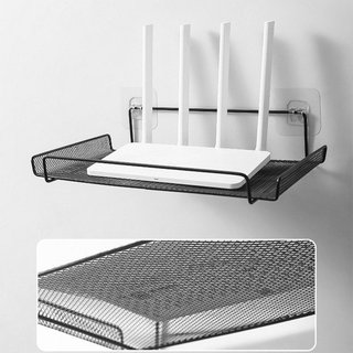 Kệ Bộ Định Tuyến Treo Tường Thép Carbon Giá Đỡ WiFi Hộp Tivi Người Tổ Chức Khoan Giá Để Đồ Gia Đình Miễn Phí