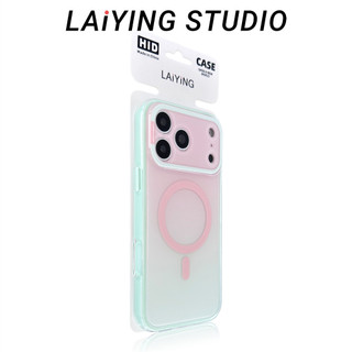 Ốp Điện Thoại Di Động Từ Tính Ins Mùa Hè Dopamine Gradient Cho iPhone17 16 15 14 Pro Max Bảo Vệ Camera Chống Sốc Ốp Lưng Cứng Chống Rơi