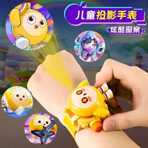 Thẻ đồng hồ Eggboy P Bala Mẫu giáo Flip Luminous Projection Watch Bé trai Bé gái Đồng hồ đồ chơi Quà tặng mới Thẻ đồng hồ P Bala Mẫu giáo FlipJ3sgR2Fu3