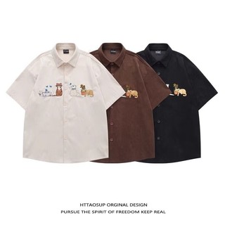 Áo sơ mi nam tay ngắn GKSSS, style cổ điển Mỹ & đại học, chất lượng cao cấp