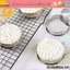 ORDOBOX Muffin Ring, Nhẫn Nấu Bánh Quy Khuôn Nướng Bánh Vòng Tròn, Thép Không Gỉ Cán Đôi 10cm 8cm Brioche Khuôn Nhà Bếp