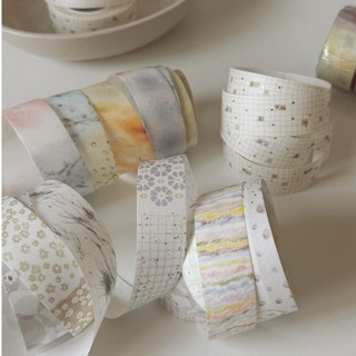 Washi tape bản nhỏ Princess ép kim gold foil