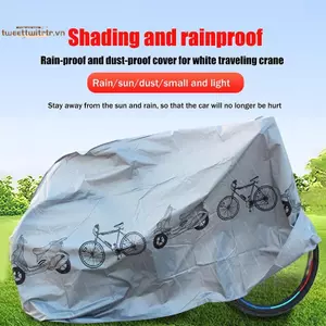 TRTR Thiên Chống Thấm Nước Chống Bụi Xe Đạp Leo Núi Bao Chống Nắng Xe Đạp Xe Máy Bao 200 * 100cm VN