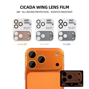 Kính bảo vệ camera iPhone 17 Pro Max/17 Pro/17PM, vòng kim loại, miếng dán kính, bảo vệ ống kính máy ảnh