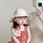 Mũ xô EBINLANDS, Mũ ngư dân mỏng có thể điều chỉnh, Mũ chống nắng in hình hoạt hình thoáng khí hợp thời trang