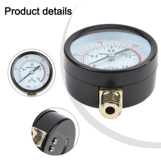 [FUXIN] Đồng hồ đo áp suất nước lọc bể bơi Y60 0-1.6Mpa 0-230PSI cho máy nén khí