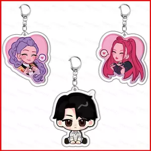 BH2 K-Pop Demon Hunters Acrylic Móc Khóa MIRA RUMI Mặt Dây Chuyền Túi Phụ Kiện Anime Ngoại Vi HB2