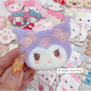 Meowu Miếng Dán Tóc Mái Sanrio Len Xù