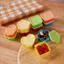 TRTR 5 Chiếc Mini Hoa / Trái Tim / Hình Vuông Hộp Cơm Trưa Nhựa Gia Vị Chai Sốt Cà Chua Salad Trang Điểm Gia Vị Hộp Đựng Thực Phẩm Di Động VN