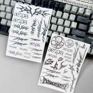 3d Ba Chiều Nhãn Dán Kim Loại aespa Cô Gái Nhóm Tuổi Regret Ngôi Sao Hàng Hóa Máy Tính Bảng Điện Thoại Notebook Nhãn Dán Trang Trí 2026.4.29