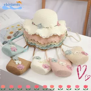 Mũ chống nắng trẻ em EBINLANDS, Nhiều màu Mũ chống nắng cho bé gái 2-8 tuổi, Mũ đi biển dễ thương thời trang mùa hè