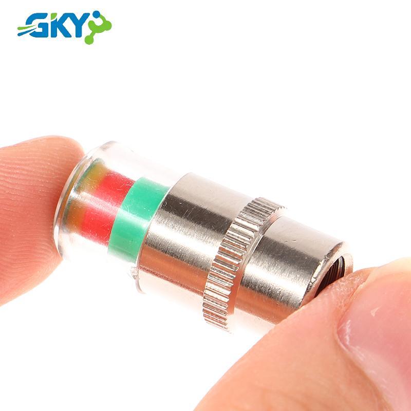 GKY 2 / 4 Chiếc Ô Tô Đo Áp Suất Lốp Xe Chỉ Báo Phát Hiện Van Bên Ngoài Loại Đa Năng Cảnh Báo Giám Sát Nắp Van Cảm Biến GKY