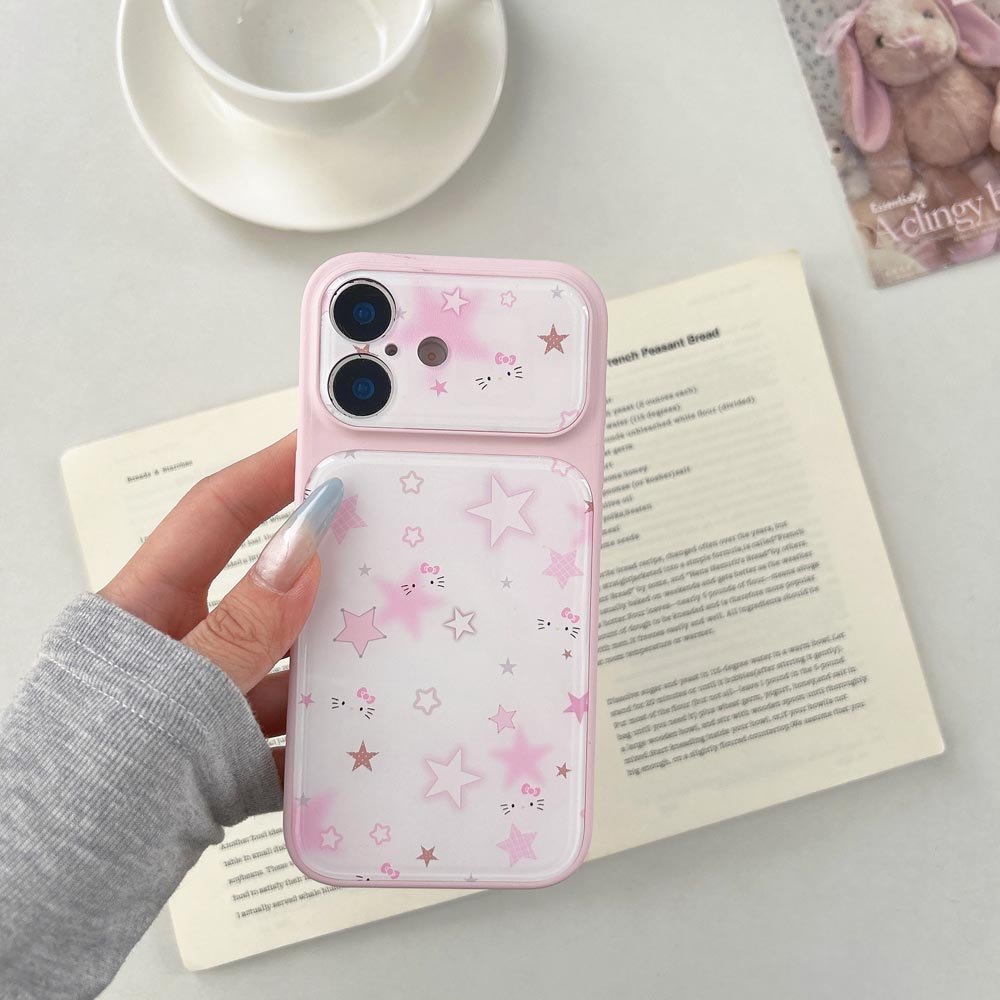 Ốp Lưng Cứng Tương Thích Với iPhone 13 14 14Pro 14ProMax 15 15Pro 15ProMax 16 16Pro 16ProMax 17 17Pro 17ProMax Ốp Họa Tiết Ngôi Sao