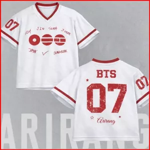 YB1 BTS trở lại áo đấu số 07 dạo phố ARMY người hâm mộ quà tặng Áo thun BY1