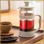 Máy pha cà phê French Press 12 Oz, Máy pha trà ép thủy tinh Borosilicate Cà phê pha lạnh và nóng