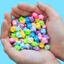 DIY Origami Kẹo Giấy Màu Ngôi Sao Dải Màu Cầu Vồng Giấy Ngôi Sao May Mắn Origami Ngôi Sao Năm Cánh CHKA