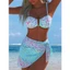 Bộ đồ bơi xẻ đôi dành cho nữ Ba mảnh Bikini bên bờ biển gợi cảm