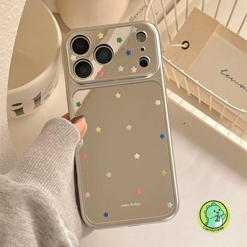 Ốp Điện Thoại Gương Ngôi Sao Dễ Thương Cho Honor 600 500 400 300 200 100 90 Smart 80 SE GT 70 60 Magic 8 7 6 Pro Lite 5G 4G Vỏ Sang Trọng Hoạt Hình Đơn Giản Ins Phong Cách Trang Điểm Vỏ Mềm