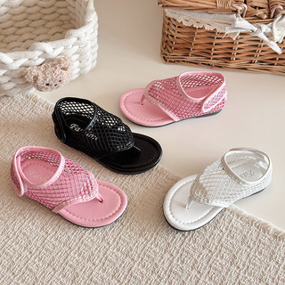 Bé Gái Chân Trần Dép Lật 2026 Mùa Hè Mới Trẻ Em Lưới Sandal Chống Trơn Trượt Đơn Giản Thoải Mái Bé Gái Ngoài Trời Đi Biển Giày