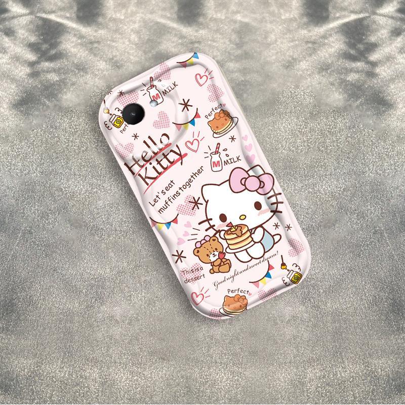 Thích hợp cho Realme C30 C30S Narzo 50i Prime 3D Thẩm mỹ TPU mềm in họa tiết da báo Kitty Vỏ điện thoại chống sốc