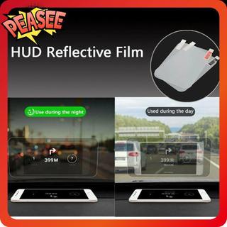 Peasee Phim Phản Quang Màn Hình HUD Ô Tô Trong Suốt Chất Lượng Cao Cho GPS Điện Thoại