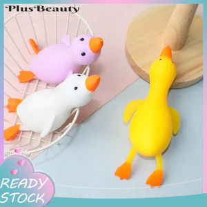 < Pluscloth > 4 Đồ chơi bóp vịt Mini – Bóng thần tài giảm căng thẳng tăng chậm Đồ chơi cảm giác lo âu cho trẻ em Người lớn Bàn làm việc văn phòng Lớp học trường học Hình dạng dễ thương Bóng căng thẳng vịt