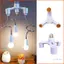 Star E27 Đế Ổ Cắm Bộ Chia E27 Đến E27 Bóng Đèn LED Giá Đỡ 2in1 3in1 4in1 5in1 6in1 7in1 Ổ Cắm Đèn Bóng Đèn Thích Ứng