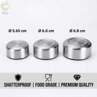 Nắp cốc thủy tinh ROLY thép không gỉ chống rơi, nắp thay thế bền, kín chống rò rỉ, nắp chai nước du lịch