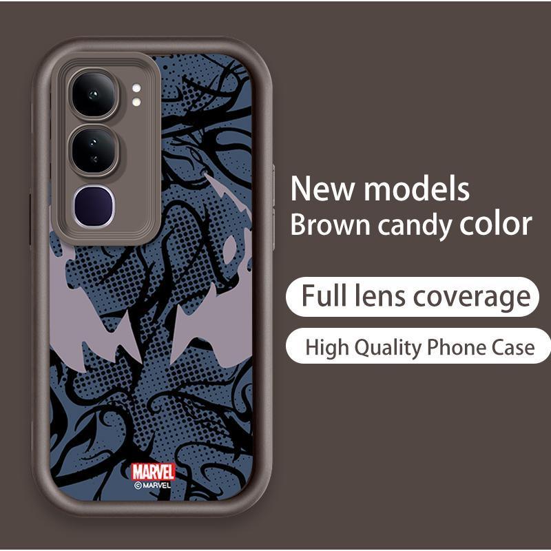 Ốp Lưng Cho VIVO Y19S Pro Y29 4G Hoạt Hình Silicon Mềm Ốp lưng TPU Spider Man Venom Thoáng Mát Mắt Thiên Thần Chống Sốc Ốp Lưng